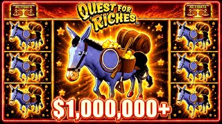 ★★RECORD JACKPOT★★$4,500 BETS★★QUEST FOR RICHES HIGH LIMIT SLOT MACHINE SLOTS (KONAMI)