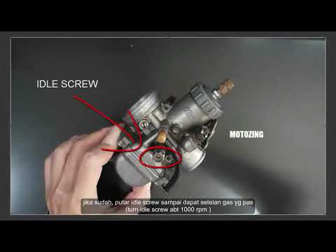 Cara mudah setting karburator langsung praktek (how to adjust carburetor)