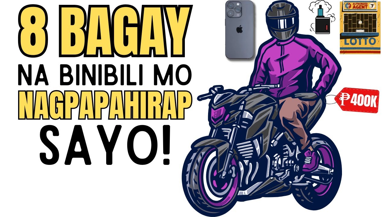 8 Bagay na Binibili Mo na pumipigil sayo para UMASENSO