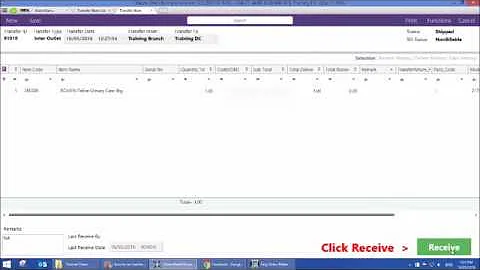 17. How to do Goods Receive
