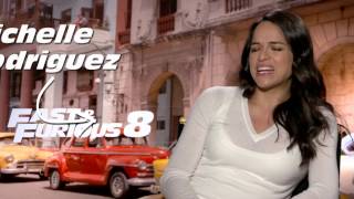 Entrevista A Michelle Rodriguez  Rpidos Y Furiosos 8 completa
