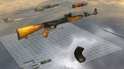 3D Gun Disassembly - Free game Unity3D Magicolo 2014