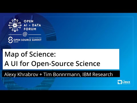 Map of Science: A UI for Open-Source Science - Alexy Khrabrov & Tim Bonnemann, IBM Research Episode cover