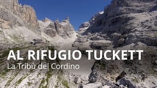 Sulle Dolomiti di Brenta: al Rifugio Tuckett con il drone