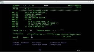 Address Application in Cobol400