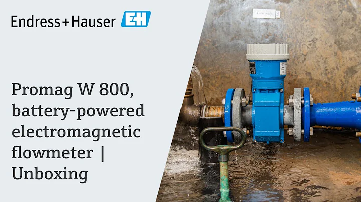 Promag W 800, battery-powered electromagnetic flowmeter | Unboxing