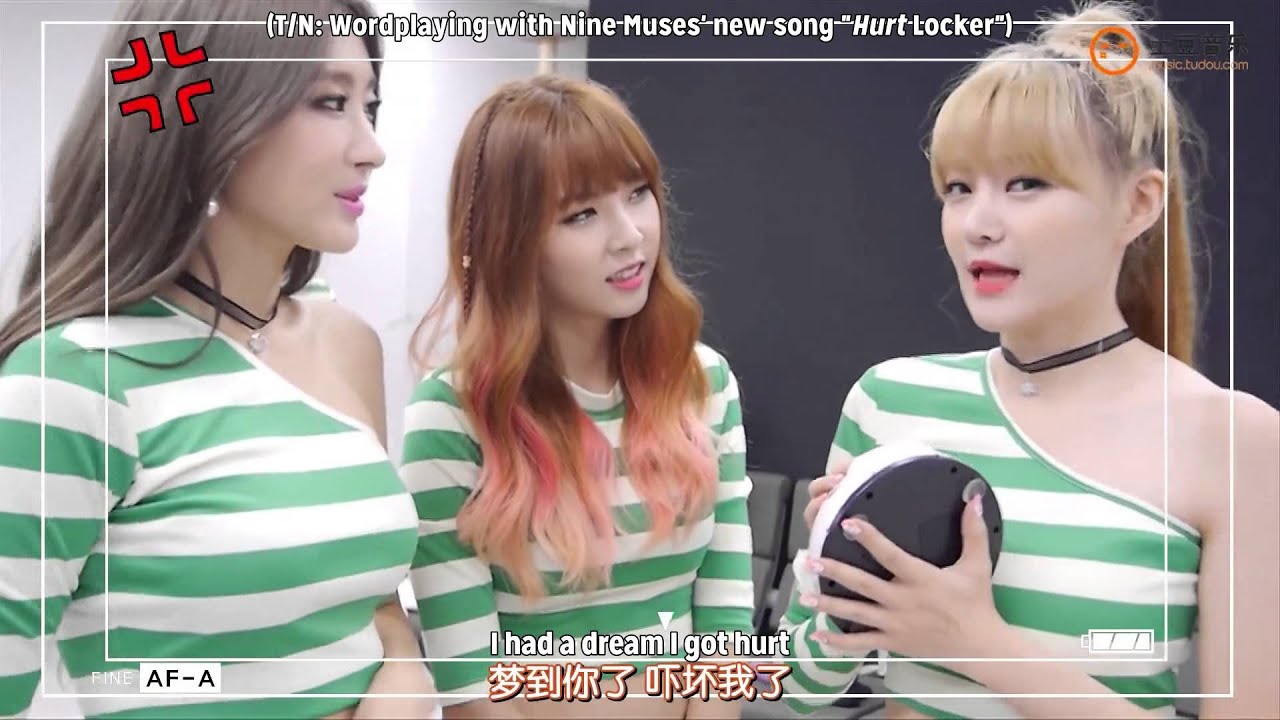 [ENG SUB] 150720 Nine Muses The Show Waiting Room