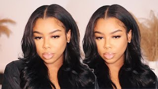 THIS LOOKS LIKE A SEWIN! | MINIMAL LEAVE OUT V-PART WIG INSTALL | QUICKEST HAIRSTYLE | ALIPEARL HAIR