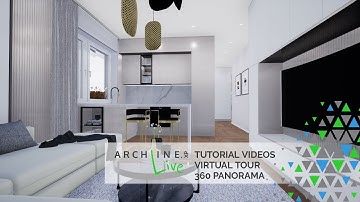Virtual tour - 360 Panorama - ARCHLine.XP LIVE tutorial