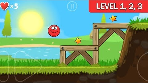 Red Ball 4 Gameplay Walkthrough | Part 1: Level 1,2,3🔥(Android, iOS)