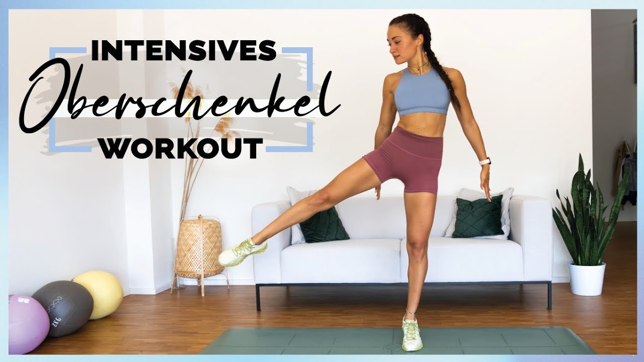 Intensives BEIN Workout | Innere & äußere OBERSCHENKEL | Ohne Wiederholungen | mit Warm up