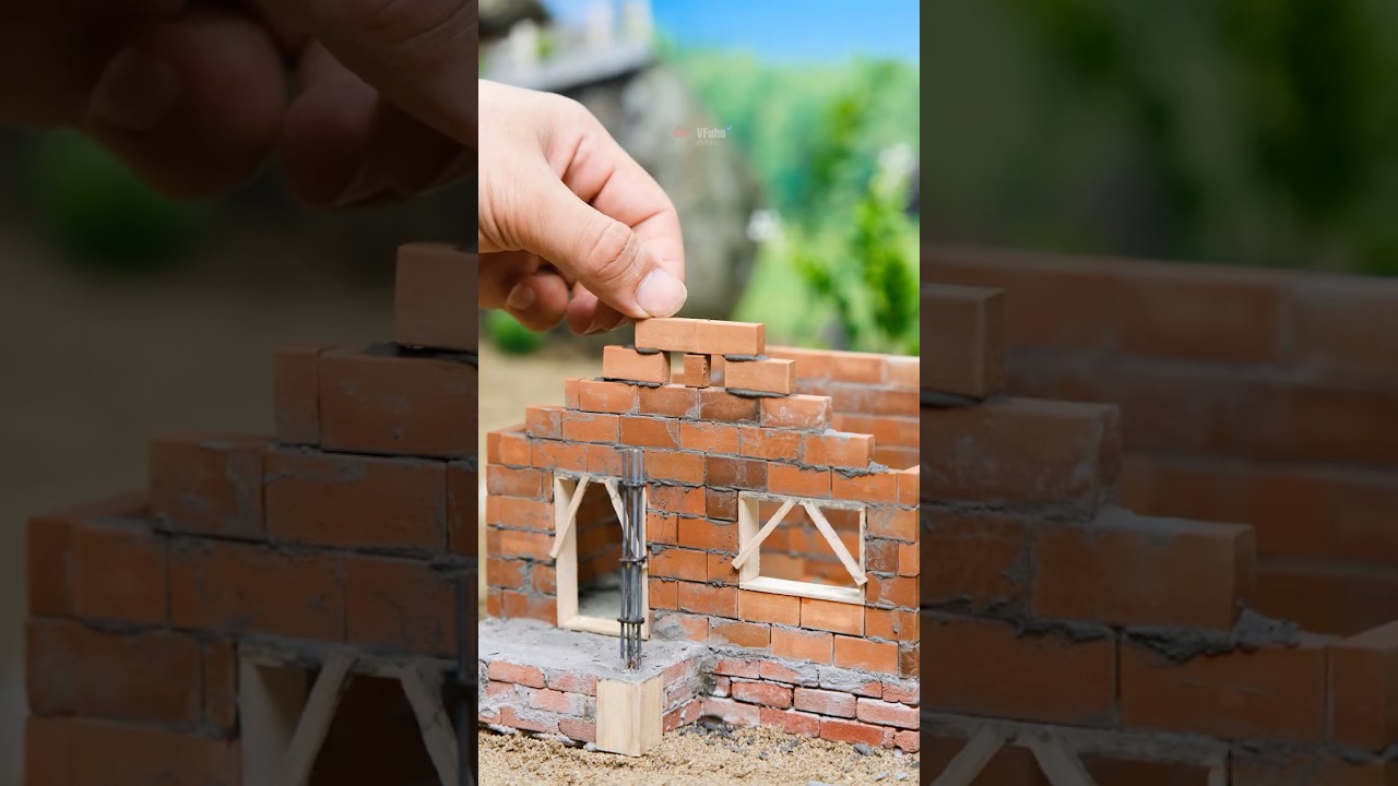 Building a Tiny House With a Tiny Wheelbarrow — The Result Is Unreal