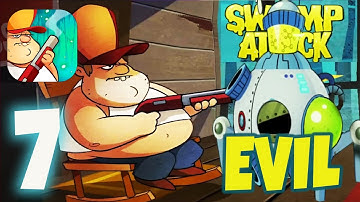 Swamp Attack - Gameplay Walkthrough Episode #7 - Evil (iOS, Android)