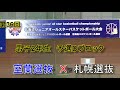 【中学バスケ】　第36回　北海道ジュニアオールスターバスケット　2年生男子　室蘭選抜Ｘ札幌選抜