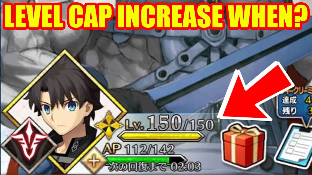 When Will The Master Level Cap Increase Fate Grand Order Youtube