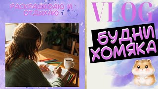 картинка: Vlog: Будни колориста 48 - Раскрашиваю и болтаю  #раскраски антистресс