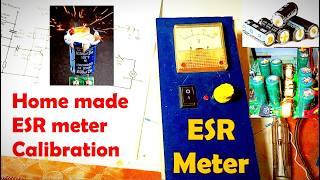 Proses kalibrasi ESR meter rakitan sendiri. Cara membuat dan menggunakan ESR meter untuk kapasito...