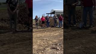 Groundbreaking at Crawford County Fairgrounds