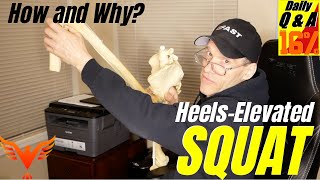 Q & A for The 16% - How and Why - Heels-Elevated Squat