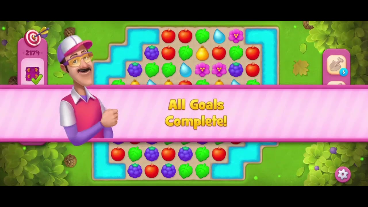 Gardenscapes level 2174 YouTube