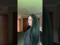 Use code SHEGO in shade juniper green • • #emo #greenhair #hair #hairideas #longhair