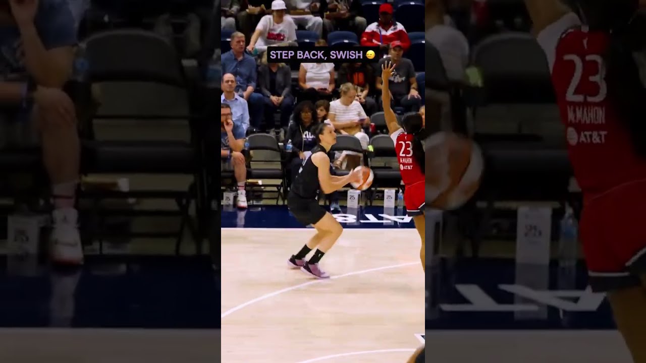 1, 2 Stepback ππ€ #goldenstatevalkyries #wnba #shorts