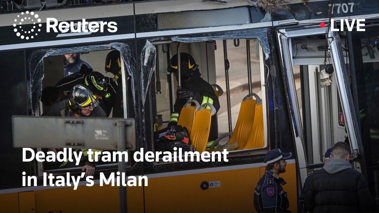 LIVE: Deadly tram derailment in Italy's Milan