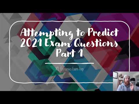 VCE Economics - Attempting to Predict VCAA Questions Part 1 (EXAM PREP)