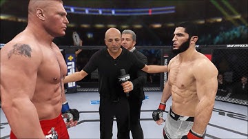 UFC 4 - Brock Lesnar vs. Islam Makhachev - Epic Rematch