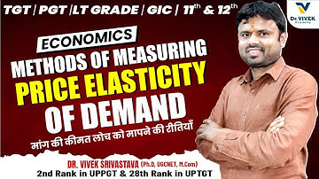 Methods of Measuring Price Elasticity of Demand | Economics Lecture For LT Grade TGT PGT GIC & 11/12