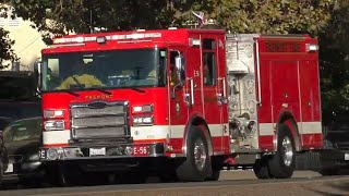 Fremont Fire Dept. Engine 56 Responding