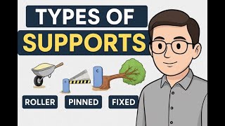 Types of Supports คืออะไร รู้จัก Roller, Pinned, Fixed Support