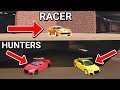 Roblox Speed Racer vs Hunters... (MANHUNT in Driving Simulator)