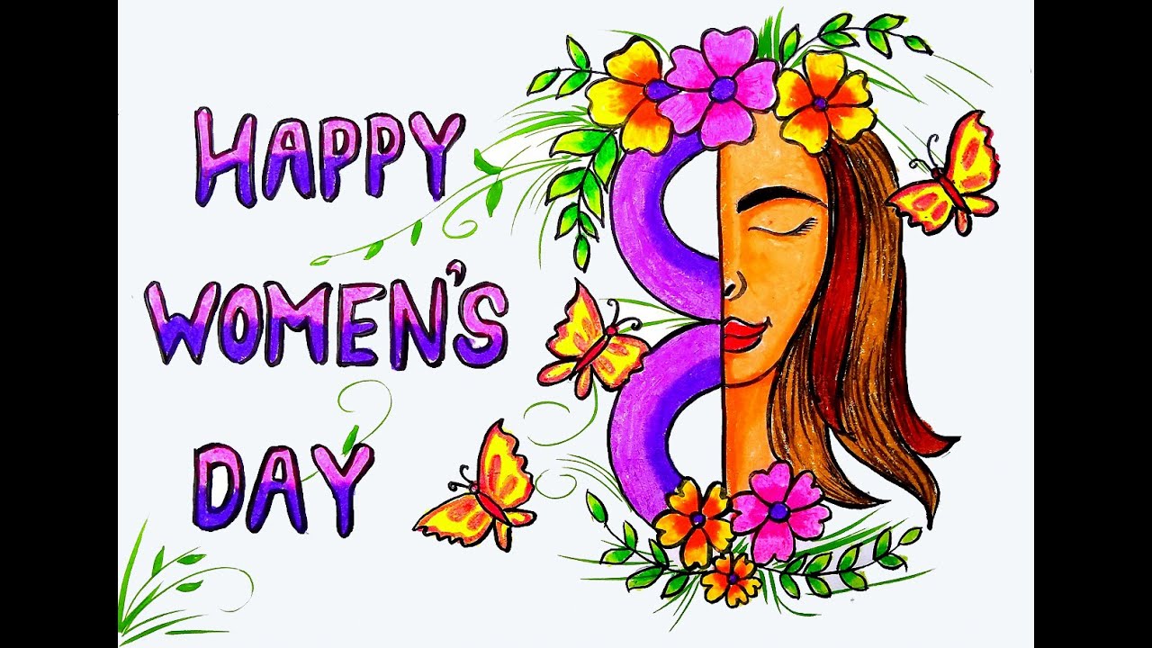 MARCH 8 INTERNATIONAL WOMENS DAY DRAWING | WOMENS EMPOWERMENT ...