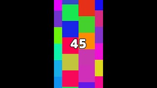 45 Seconds Timer ‐ Countdown Colorful Tiles（Vertical）