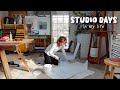 My worst nightmare an empty easel chill art vlog