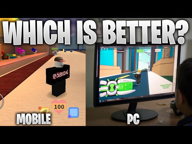 PC PLAYER VS MOBILE ONLY SERVER (ROBLOX) 