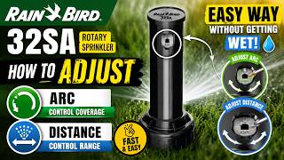 Rain Bird 32SA Adjustment Made Easy (Arc & Spray Distance)