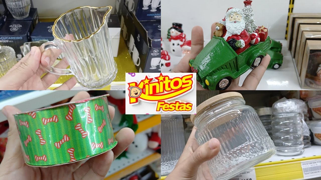 DECOR DE NATAL + UTILIDADES PARA  CASA - LOJA KINITOS FESTAS - SHOPPING RIO MAR RECIFE - RECIFE /PE