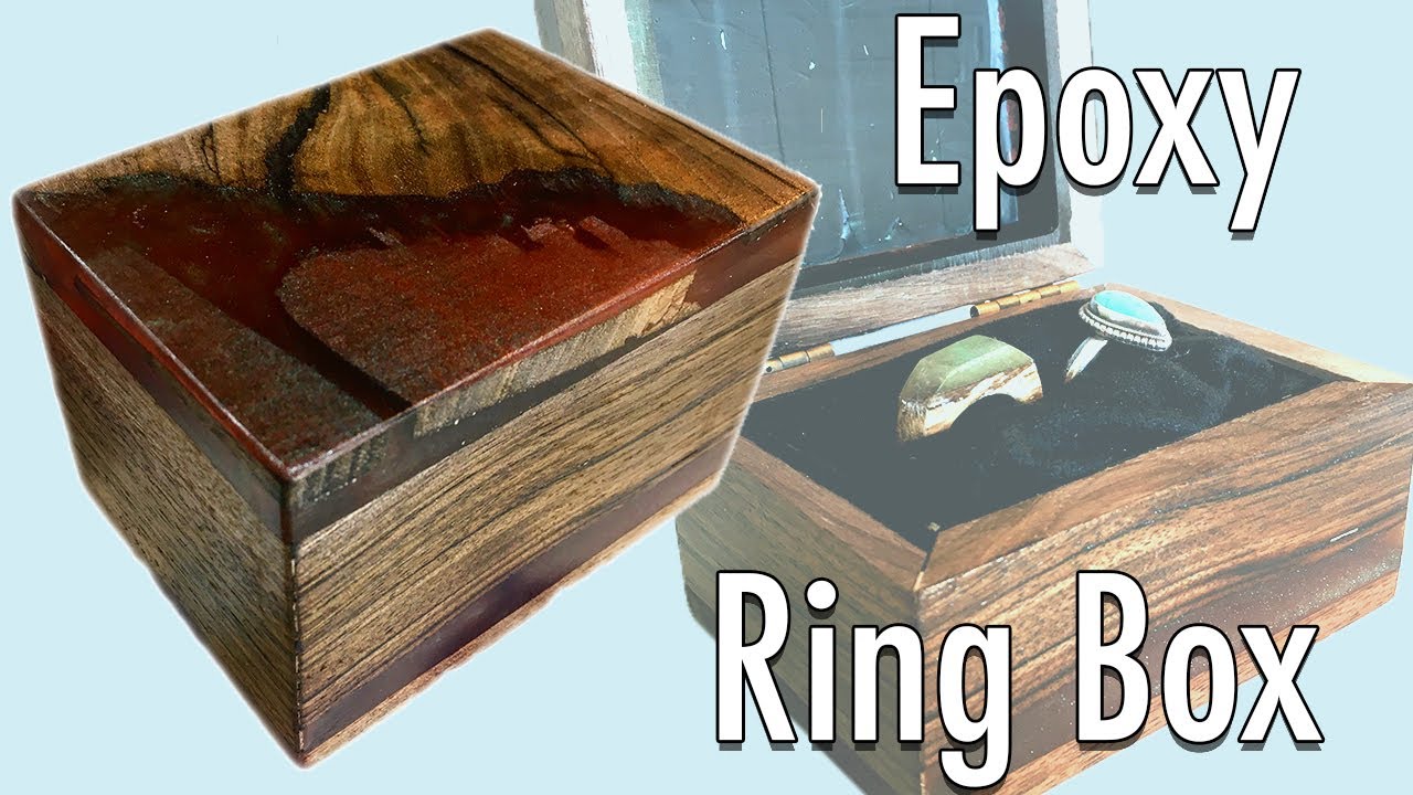 Building a Custom Wood and Epoxy Ring Box for my Cousin Step by Step
