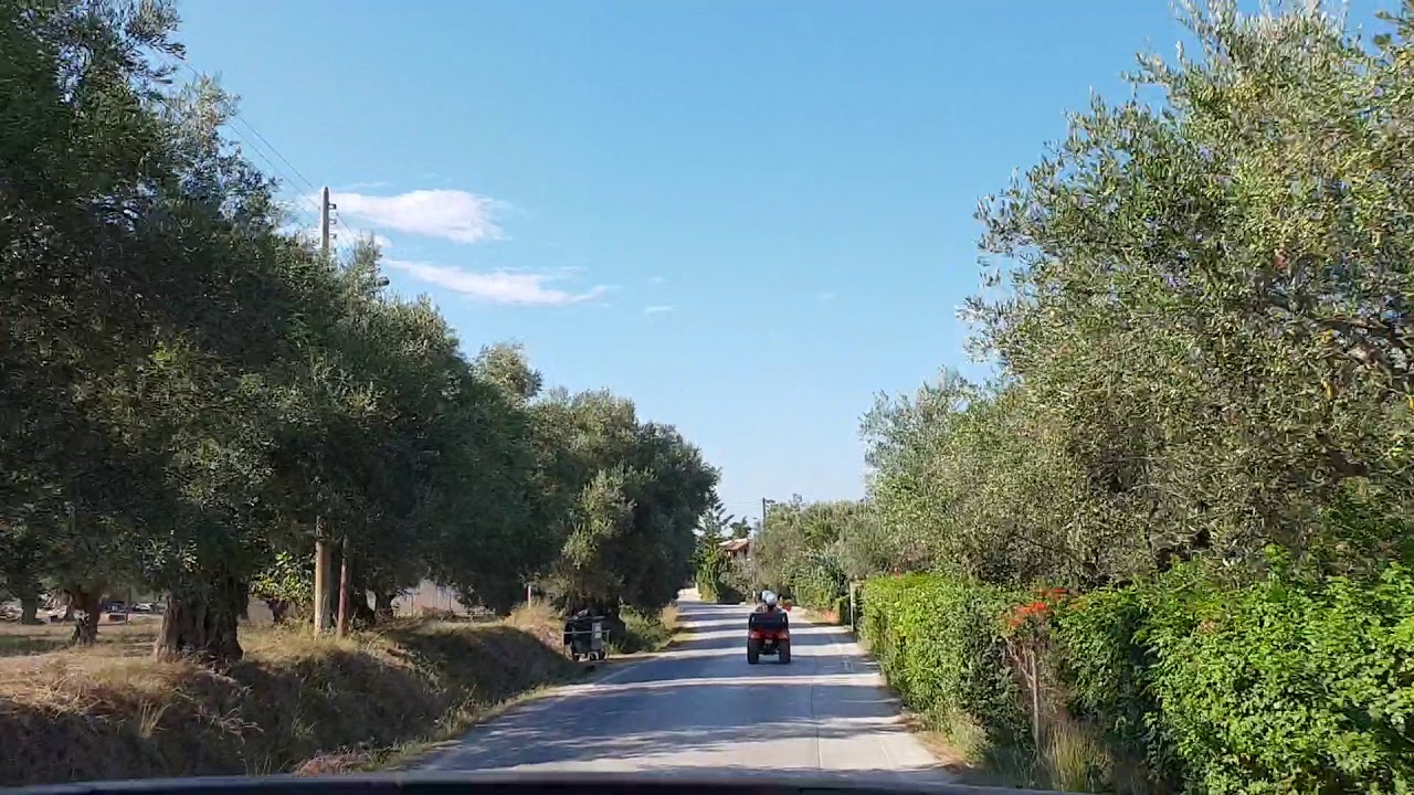 Driving in Zante Zakynthos