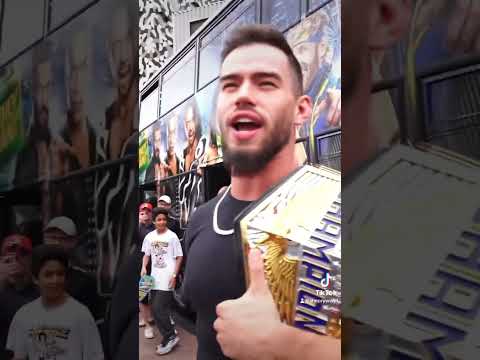 Austin Theory in London: The Greatest United States Champion #shorts #austintheory #mitb