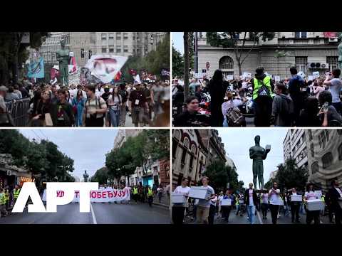 Serbia Student Protesters Submit Candidate Lists, Demand ‘Total Hard Reset’ | APT