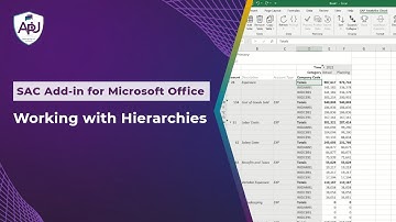 Working with Hierarchies in the SAC Add-in for Microsoft Office