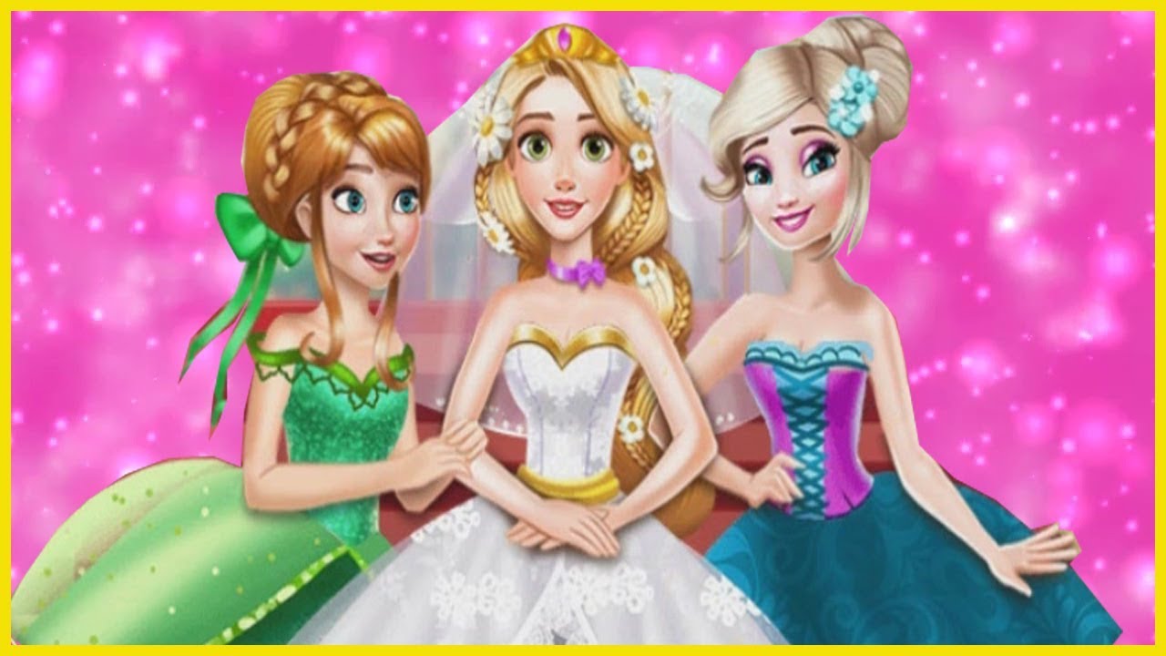 Rapunzel Wedding Dress Up Games Disney Rapunzel Games