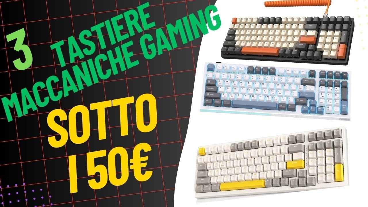 Tastiere meccaniche economiche sotto i 50 euro