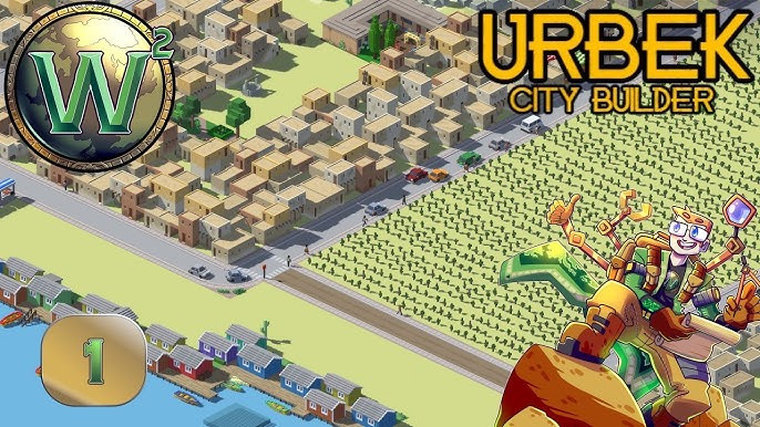 Jogo de construção DIFERENTE dos OUTROS! Urbek City Builder #01 