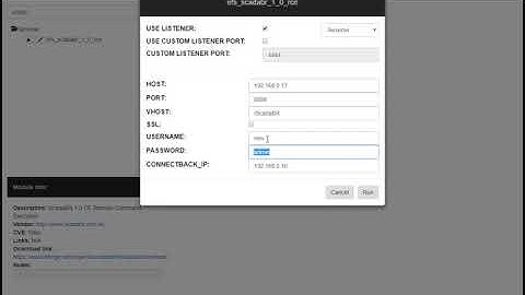 ScadaBR 1.0 CE Remote Command Execution exploit video