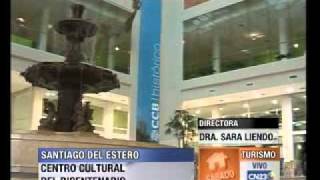 CN23 en el Centro Cultural del Bicentenario en Santiago.