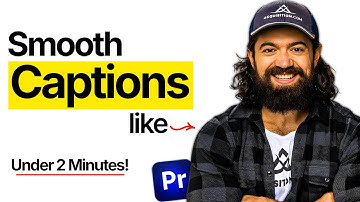 Smooth Animated Captions in Adobe Premiere Pro